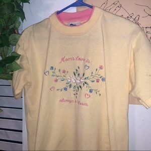 vintage yellow tee